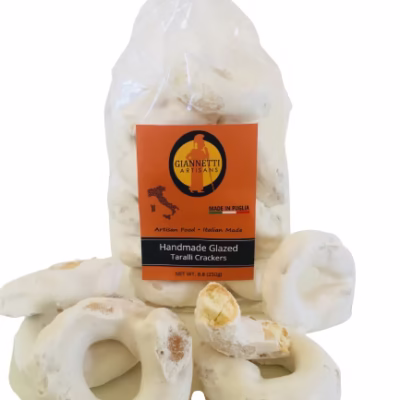 Photo of a bag of Sweet Taralli Cookies from Italy.