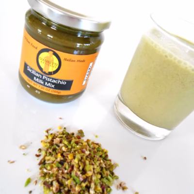 Pure Sicilian Pistachio Paste used to make pistachio milk