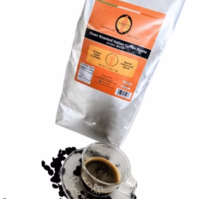 Bag of Italian Espresso Coffee Beans imported from Giannetti Artisans.